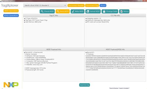 nfc tag writer by nxp|nfc tag reader software.